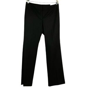 Ann Taylor Factory Mid-Rise Trouser Leg Full Length Pants, Size 12, Black, NWT